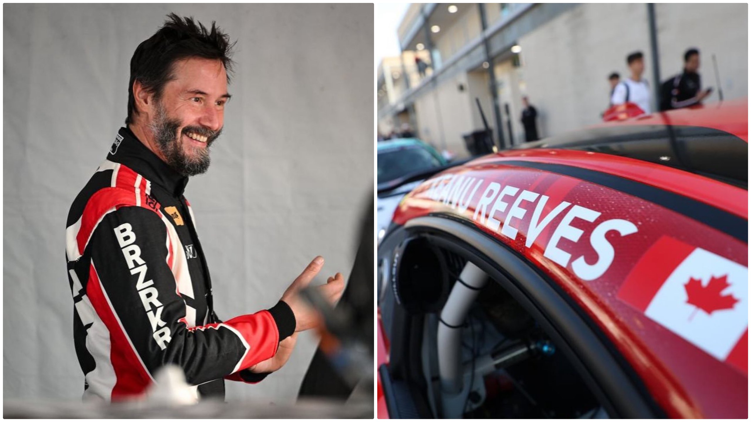 Keanu Reeves a debutat ca pilot de curse auto la Indianapolis Motor Speedway