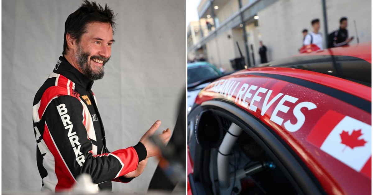 Keanu Reeves a debutat ca pilot de curse auto la Indianapolis Motor ...