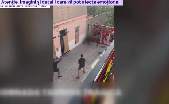 Un român din Spania a fost rănit grav după ce s-a aruncat în fața unui taur la coridă