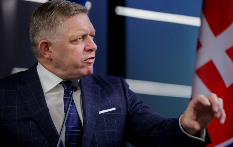 Slovakia's PM Fico Pledges To Block Ukraine's NATO Bid While In Office, Kyiv - 07 Oct 2024