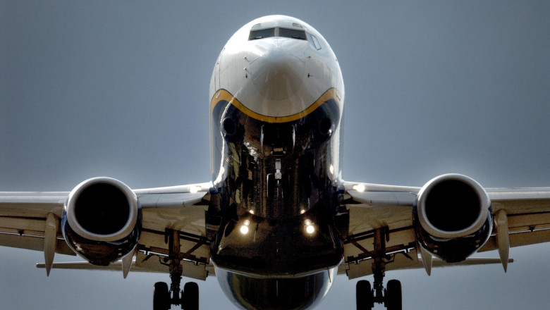 plane at Stansted