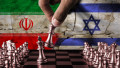 Israel,Vs,Iran,Flag,Concept,On,Chessboard.,Political,Tension,Between