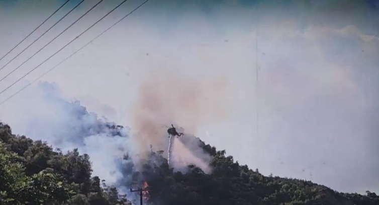 România trimite pompieri în Grecia pentru a stinge unul dintre cele mai mari incendii de vegetație din acest an