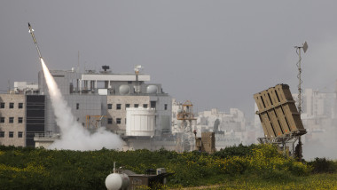 Israel's Iron Dome Combats Gaza Missile Attacks