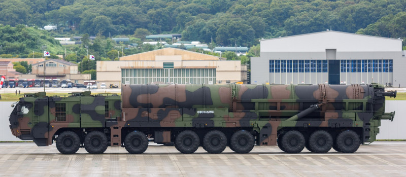 South Korea showcased its largest ballistic missile for the first time as it marked Armed Forces Day - 01 Oct 2024