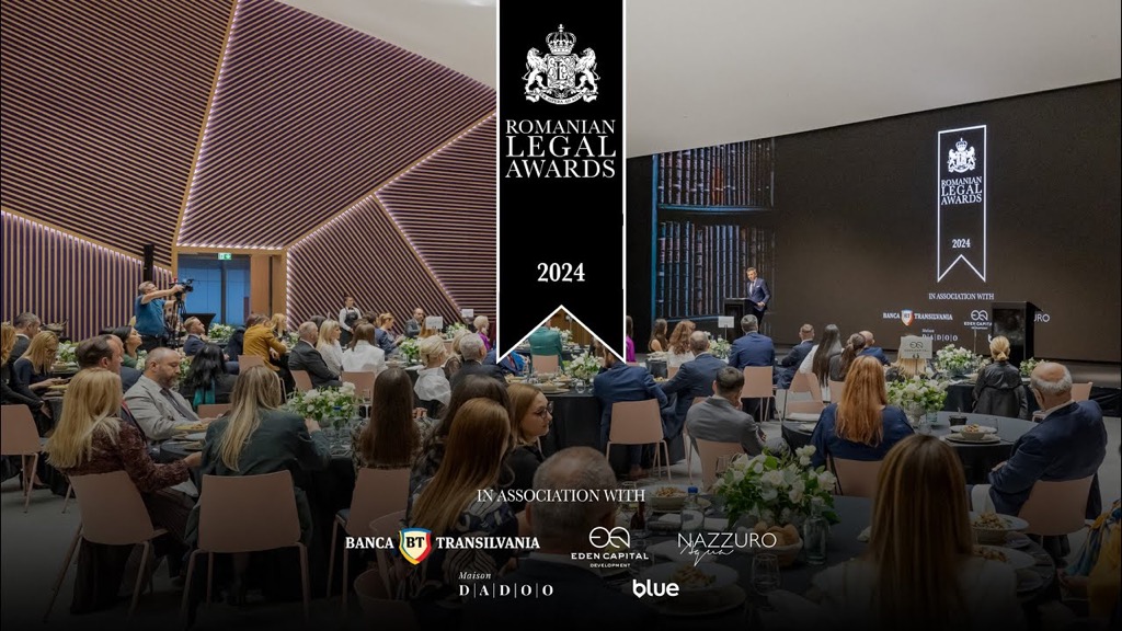 VIDEO Romanian Legal Awards, 2024. Cea mai importantă Gală de Legal din România și-a desemnat câștigătorii