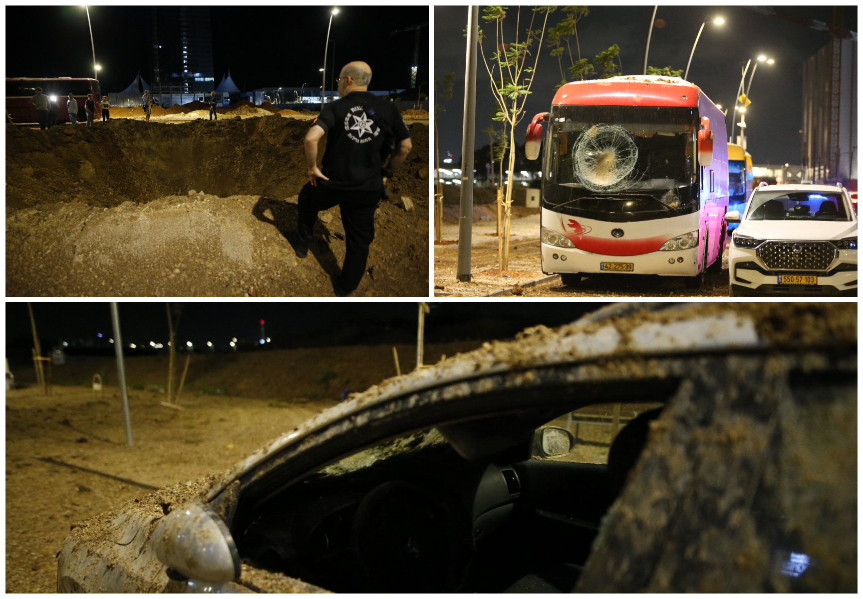 Rachete lansate de Iran au trecut de sistemul Iron Dome și au lovit orașul Tel Aviv. Imagini cu urmările atacului