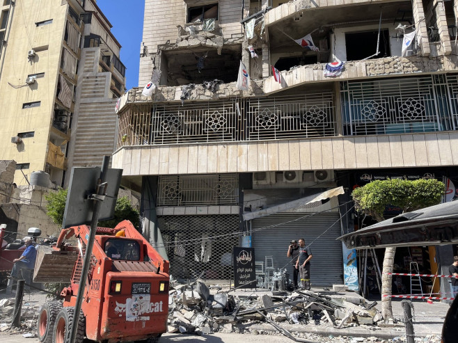 Lebanon : Israel attacks central Beirut Liban : israel frappe le centre de Beyrouth