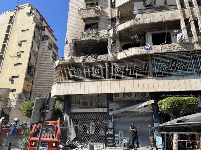 Lebanon : Israel attacks central Beirut Liban : israel frappe le centre de Beyrouth