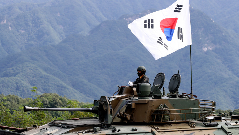 South Korea Conducts Live-Fire Military Exercises