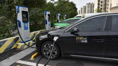 The European Commission Imposes Countervailing Duties on Chinese Electric Vehicles, Fuyang, China - 05 Oct 2024