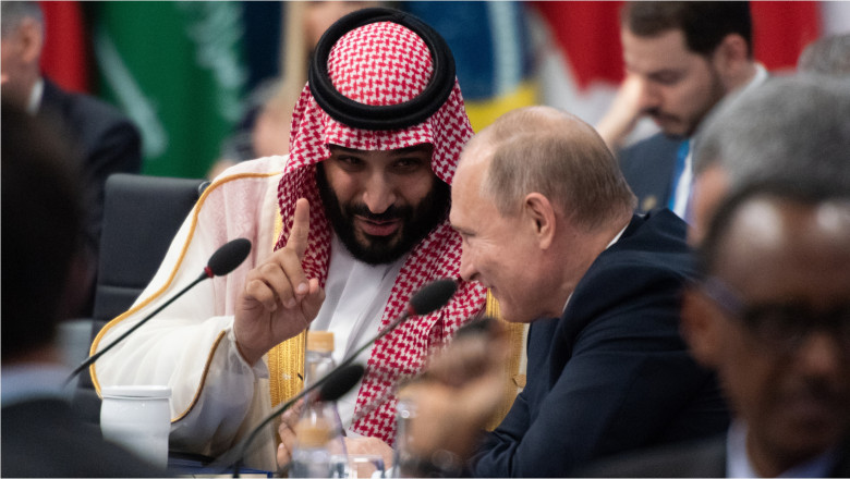 Mohammed bin Salman discută cu Putin