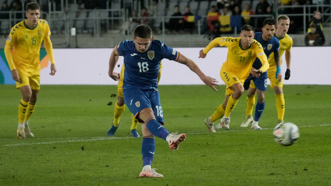 Liga Naţiunilor | Victorie la limită pentru România în Lituania. Tricolorii, la a patra victorie consecutivă