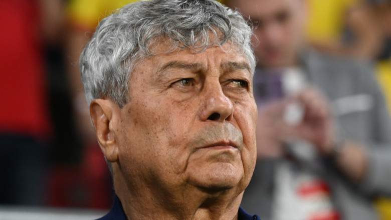 mircea lucescu la marginea terenului