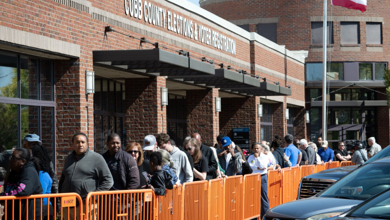 Georgia early voting sets record turnout