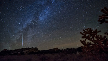 Orionidele 2024. Fenomen astronomic vizibil și la noi. De unde se pot observa meteori strălucitori, potrivit astronomilor. Foto Shutterstock