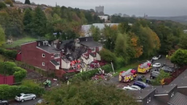 casa distrusa de explozie in marea britanie