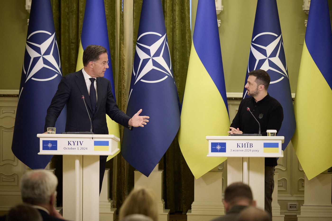 NATO va continua să trimită bani Ucrainei, dar ezită în privința aderării. Ce spune Rutte despre „planul victoriei” al lui Zelenski