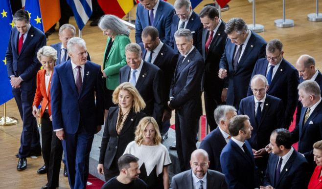 First Day of European Summit in Brussels, The Netherlands - 17 Oct 2024