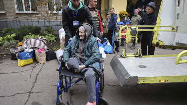 Civilians evacuated from region arrive in Kharkiv