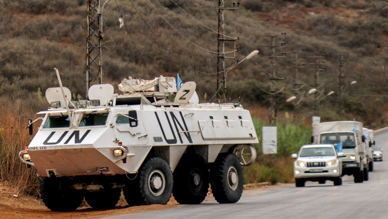 Transportor blindat al UNIFIL in Liban profimedia-0908945635