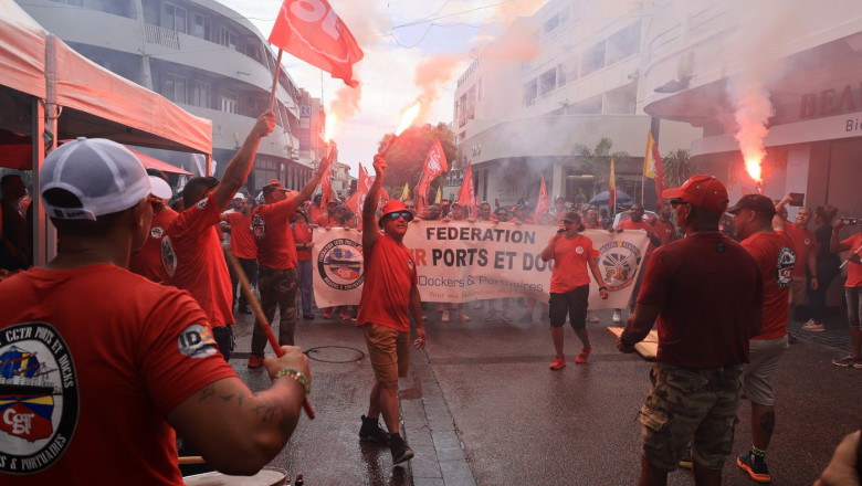 proteste in martinica