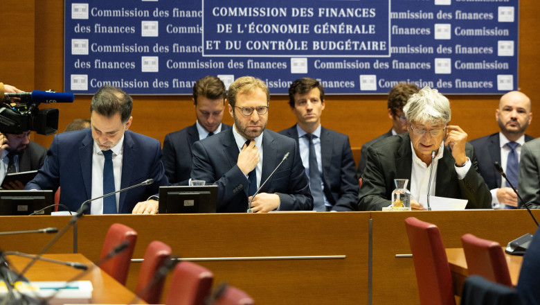 French Minister of Economy Hearing at the National Assembly - Paris