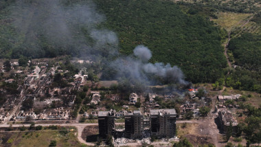 Traces of Russia-Ukraine war on Ukraine's Toretsk