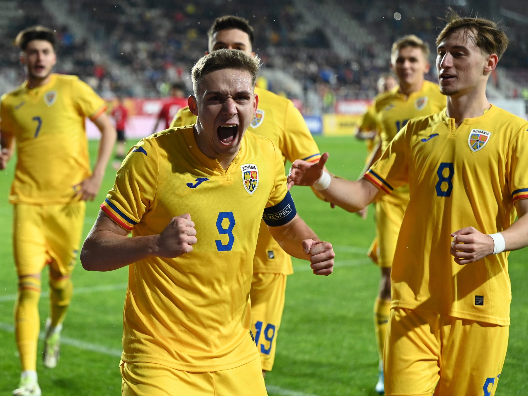 Naționala de fotbal U21 a României câștigă cu 6-2 în fața Muntenegrului, în cadrul preliminariilor pentru EURO U21 2025