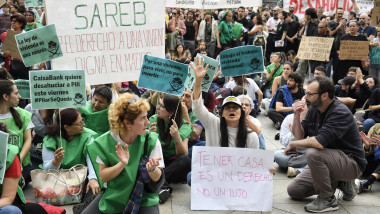 Demonstration in Madrid to denounce rent prices