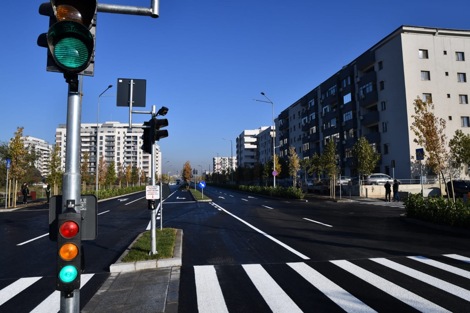 Primul bulevard nou din Capitală, din 1989 încoace, construit în locul unei ulițe noroioase, a fost deschis circulației