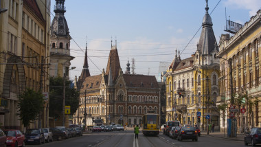 Regele Ferdinand Street, Cluj Napoca, Transylvania, Romania, Europe