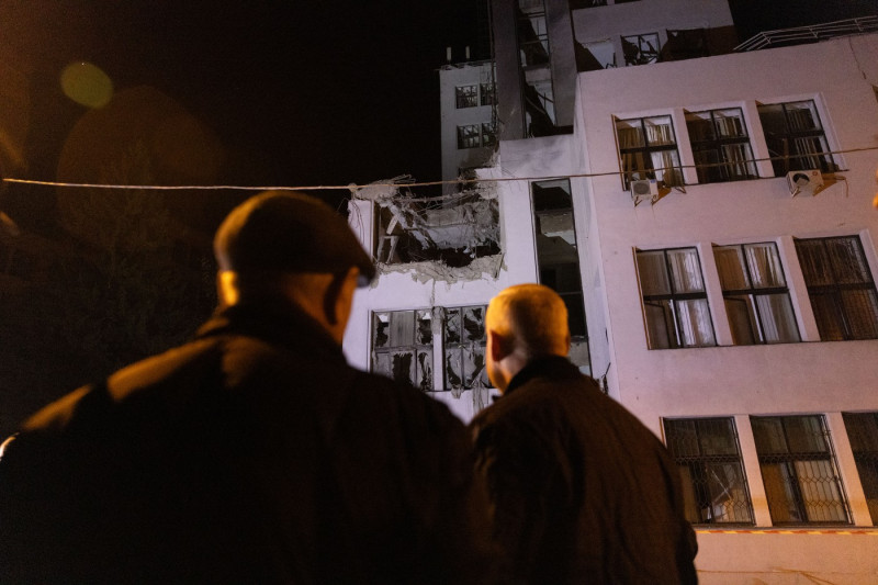 An Aerial Bomb At The Derzhprom Building In The Center Of Kharkiv, Ukraine - 28 Oct 2024