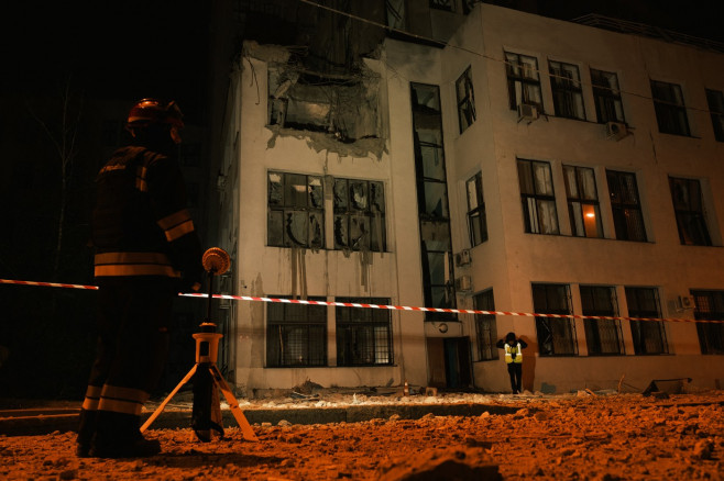 Several launches of guided air bombs, at least three struck in Kharkiv