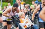 2024 Irish Life Dublin Marathon, Dublin 27/10/2024 Colin Farrell and Emma Fogarty Colin Farrell and Emma Fogarty 27/10/2