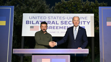 Volodimir Zelenski și Joe Biden