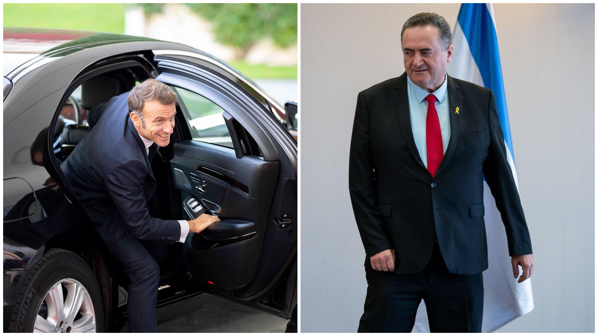 Israelul va lua măsuri împotriva lui Emmanuel Macron din cauza interdicției de participare a companiilor israeliene la târguri navale