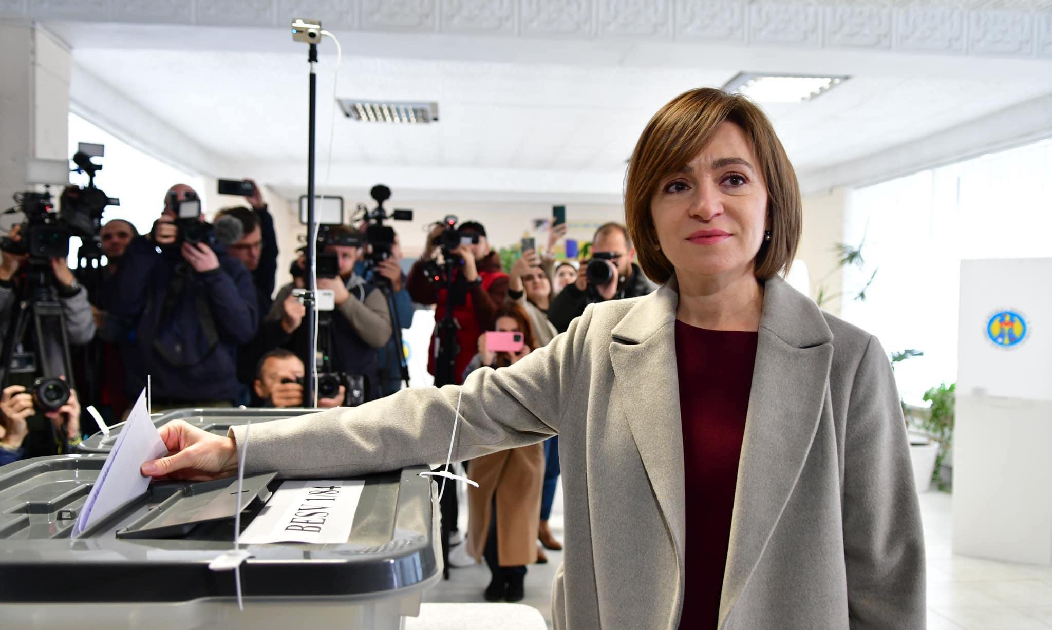 Maia Sandu, despre rezultatul referendumului: „Permite introducerea în Constituție a principiului care presupune aderarea la UE”