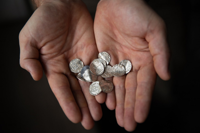 1,000 year old coin hoard