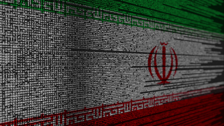 Program,Code,And,Flag,Of,Iran.,Iranian,Digital,Technology,Or