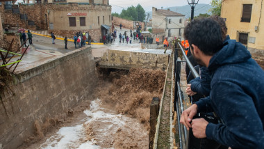 Thirty people trapped in Letur (Albacete) by the floods