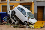 The Turia River Crosses The River Turia, In Valencia, Due To The Heavy Damage That Hits The Eastern Peninsular, Xirivella, Spain - 30 Oct 2024