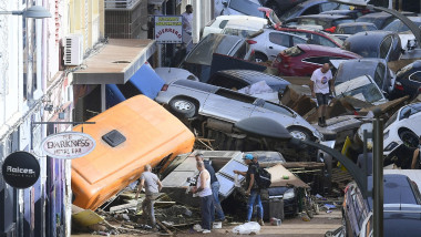 Prăpădul din Spania. Foto: Profimedia Images