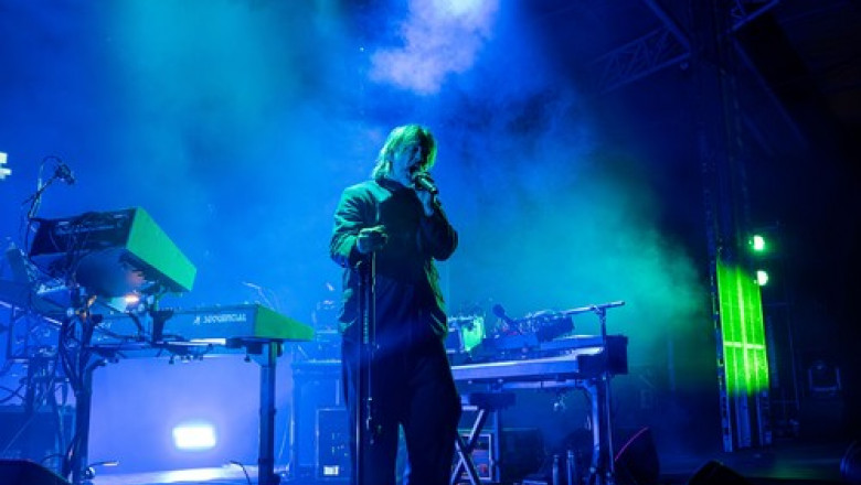 Thom Yorke at the Sidney Myer Music Bowl, Melbourne., Sidney Myer Music Bowl, Melbourne, Victoria, Australia - 29 Oct 2024