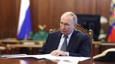 Russian President Putin Meets with Deputy Prime Minister Khusnullin