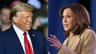 Donald Trump și Kamala Harris.