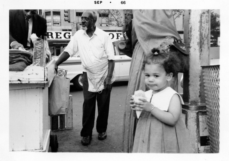 Kamala Harris in Harlem, New York, September 1966.