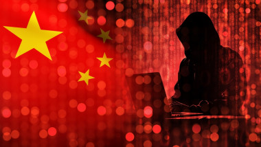 Hacker,With,China,Flag.,Man,Computer,Geek,In,Hood.,Cyber