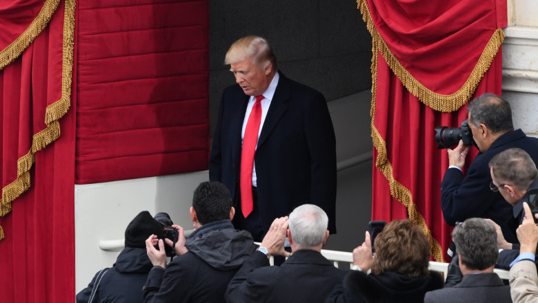 Donald Trump Becauses 45th President of the United States in Inaguration at U.S. Capitol