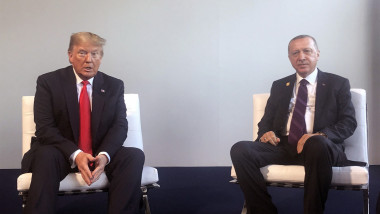 Donald Trump și Recep Tayyip Erdogan. Imagine de arhivă. Foto: Profimedia Images